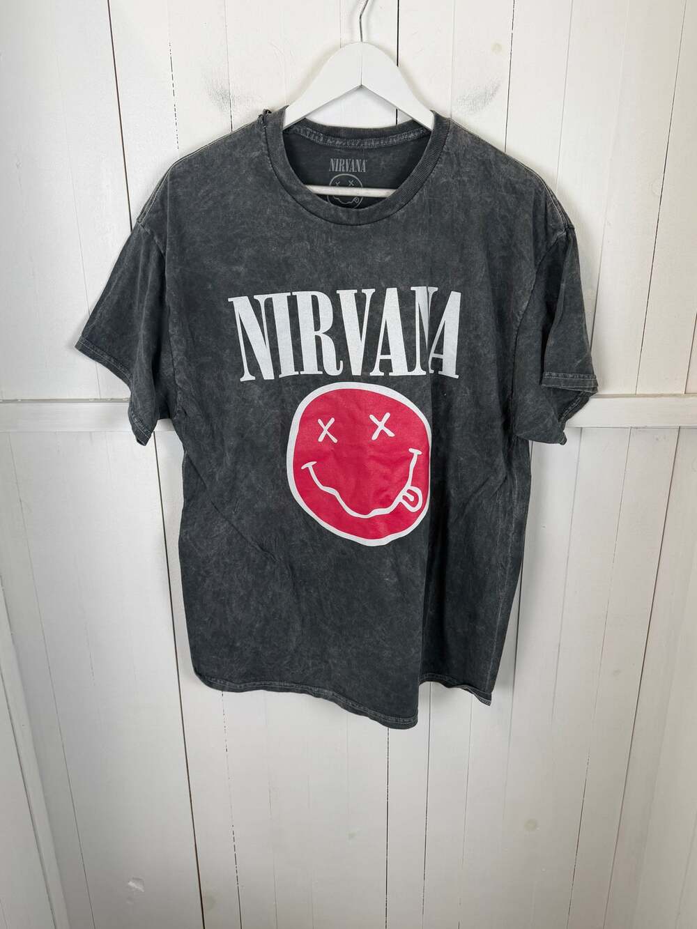 Nirvana Gray T-Shirt Men’s Large 100% Cotton Pre-Owned
